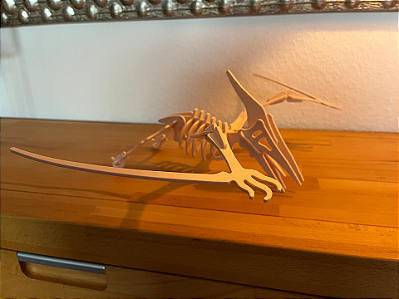 Puzzle Dinossauro Pterodáctilo Infantil Educativo Grande