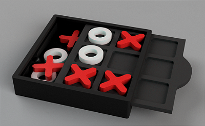 Jogo Da Velha Portátil Viagem Compacto Divertido Brinquedo
