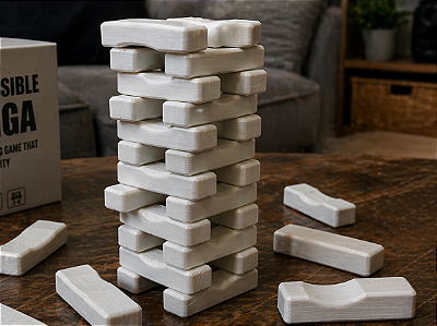 Impossible tower Jenga style