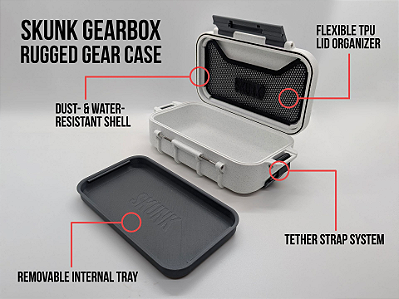 Caixa Organizadora Portátil Skunk GearBox Resistente Água