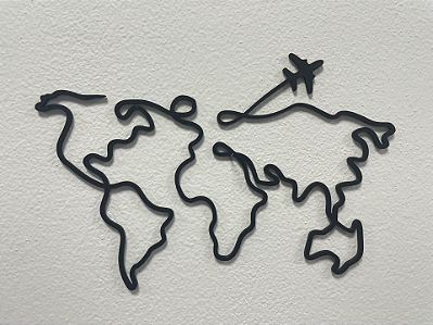 Wall Art World Map