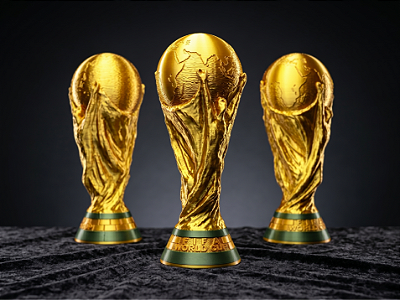 Réplica Troféu Copa do Mundo Detalhado Ultra Realista