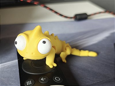 Camaleão Flexi com Olhos Móveis Articulado