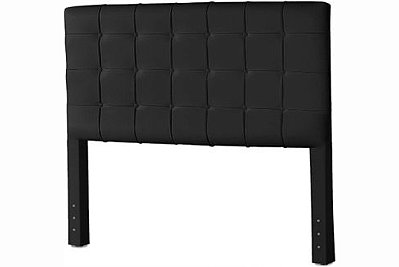 CABECEIRA SOLTEIRO 0.90 ESTOFADA FIRENZE C/ FRAME CORINO PRETO