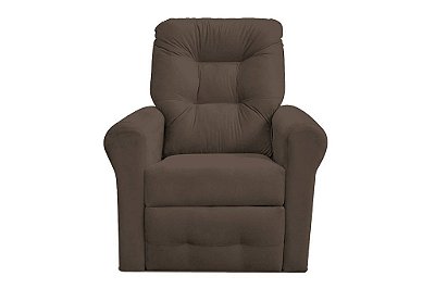POLTRONA DO PAPAI CLIO SUEDE MARROM