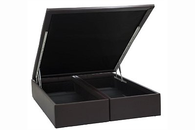 BOX BAU CASAL BI PARTIDO COM 1 TAMPO 1,38X188 KORINO MARROM