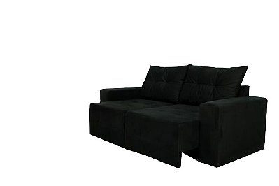 SOFA RETRATIL HAWAII 1,85m - PRETO