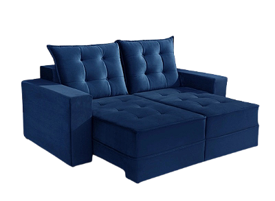 SOFA RECLINAVEL BARI 1.80 - AZUL/800
