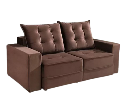 SOFA RECLINAVEL BARI 1.80 - MARROM/815