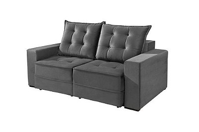 SOFA RECLINAVEL BARI 1.80 - CINZA/814