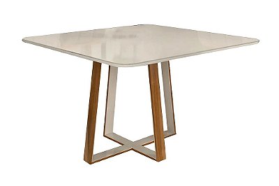 MESA DALLAS C/ INT. OFF 120X80 CINAMOMO/OFF - MINASPLAC