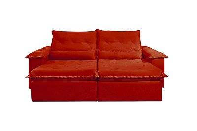 SOFA RETR SF.4250 VALENCIA 210CM VEL VINHO/528 - JC ESTOF