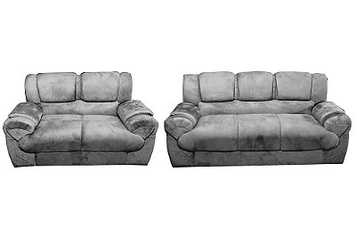 SOFA 3X2 LUG SF.4050 7025 CINZA - PRIMOR
