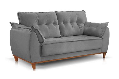 SOFA 3 LUG SF.4430 ESPANHA 197CM LINHO CNZ ESC/566 - JC ESTO