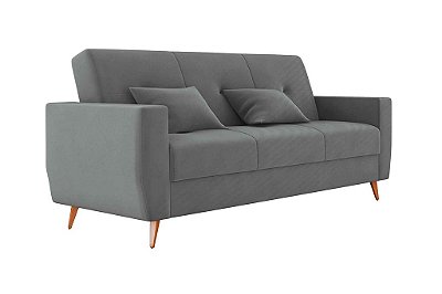SOFA CAMA PAMELA LINHO CINZA/483 - MATRIX