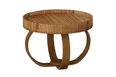 MESA CENTRO/CEBOLA SAFIRA 40/58 AMADEIRADO - DELINE DECOR