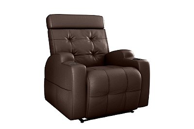 POLTRONA DO PAPAI CHEROKEE AUTOM. CORINO/MARROM  - MATRIX