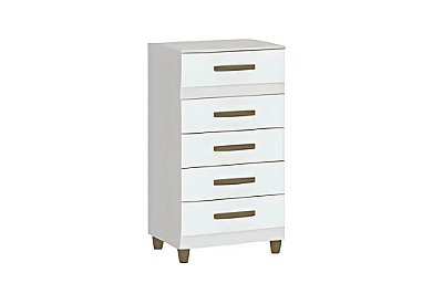 COMODA MALTA 5GV BRANCA - FELLICCI