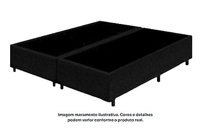 BOX/BASE BIP *158X25 SUEDE PRETO - UNIFLEX