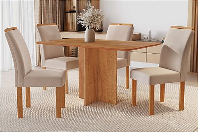 CJ MESA SALINAS 120X80 TP MAD C/4 CAD LONDRES T169 - CEL