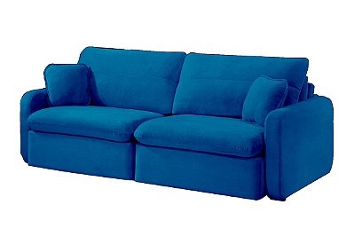 SOFA RETR S/CX LUMINI 200 LIN AZUL/11 - INNOVE