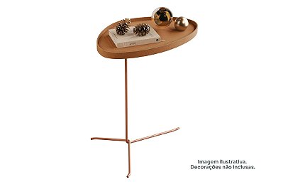 MESA SOFA ORG COURO CAST/BRONZE - JB