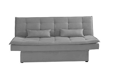 SOFA CAMA BAU SF.5840 BUZIOS/21 LIN CINZA 2501/B - LUXURY