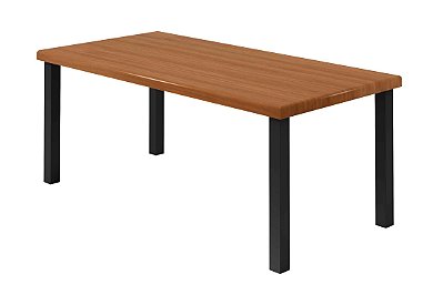 MESA ATHENAS 200 TP MAD TUBO PRETO - PAONANDA