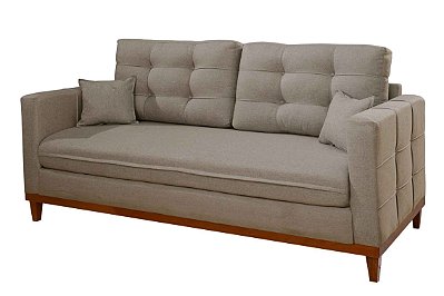 SOFA FIXO 3 LUG CALIFORNIA LIN CREME/01 - RQ ESTOF