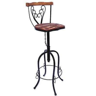 Banqueta alta bistrô coração