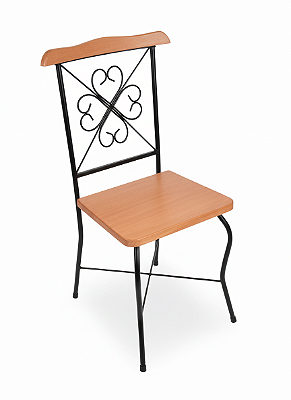 Cadeira rústica 4 Corações