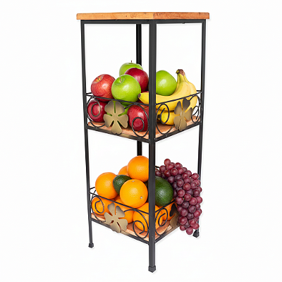 Fruteira porta filtro 2 andares