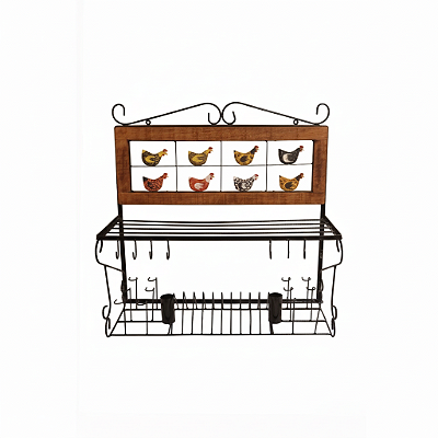 Paneleiro Escorredor Artesanal Rústico - 80cm