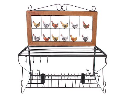 Paneleiro Escorredor Artesanal Rústico - 100 cm