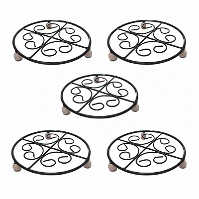 Kit 4 descansos de panela artesanais - 20 cm