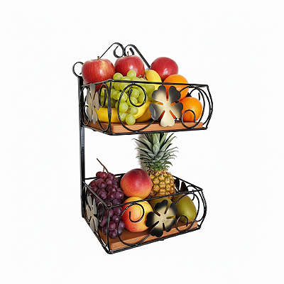 Fruteira de parede dois andares Flor