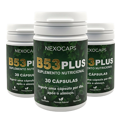 Kit 3 Potes B53 Plus