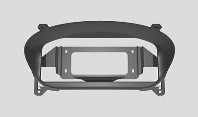 Moldura para painel digital Ghost no Honda Civic EK (G6) 1996–2000 – 3DHP