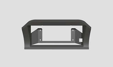Moldura para painel digital Ghost no Ford Maverick 1973–1979 – 3DHP