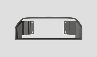 Moldura para painel digital Ghost no Mercedes-Benz 190E (W201) – 3DHP