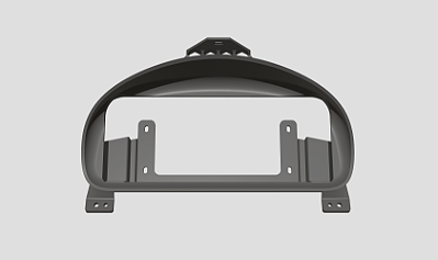 Moldura para painel digital Ghost no Honda Civic G7 2001–2006 – 3DHP