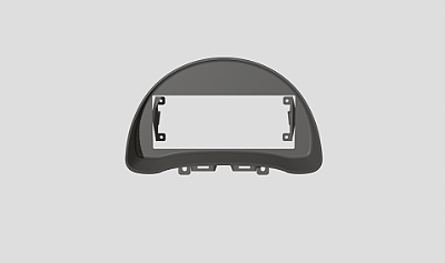 Moldura para painel digital Ghost no Volkswagen up! – 3DHP