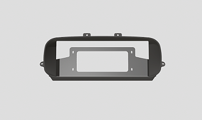 Moldura para painel digital Ghost no Volkswagen Brasília – 3DHP