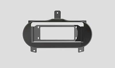Moldura para painel digital Ghost no Ford Ranger 2012–2015 – 3DHP