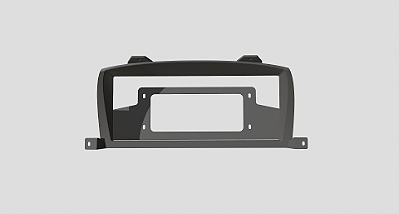 Moldura para painel digital Ghost no Ford Escort Hobby 1995 – 3DHP