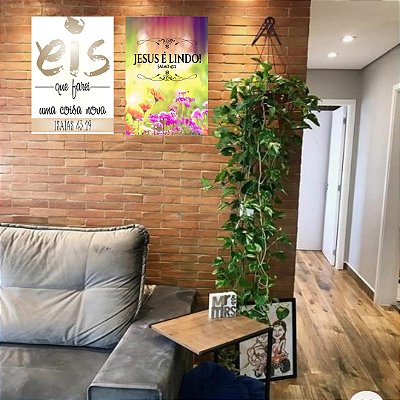 Quadros Decorativos Versículos Bíblicos MDF 20X30
