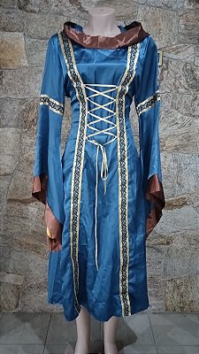 Vestido Medieval Azul