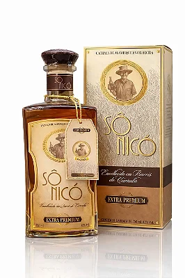 Cachaça Sô Nicó Extra Premium Carvalho Americano 4 anos — 750 ml