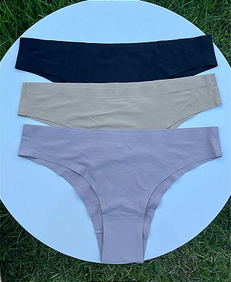 Calcinha Cortada a Laser Sem Costura Conforto
