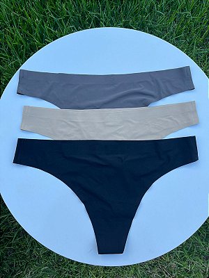 Calcinha Tanga Sem Costura Cortada a Laser